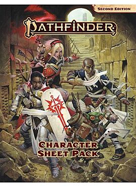 Pathfinder Character Sheet pack Second edition